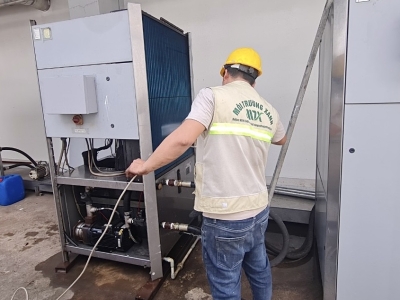 Bảo Trì Sửa Chữa Chiller HYFRA - 20KW cho máy in ống đồng Gallus
